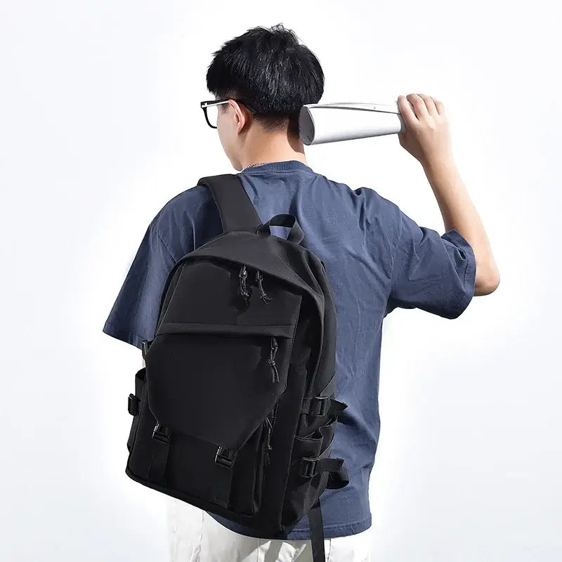 NevoMart Solid Color Backpack for Travel, School & Work