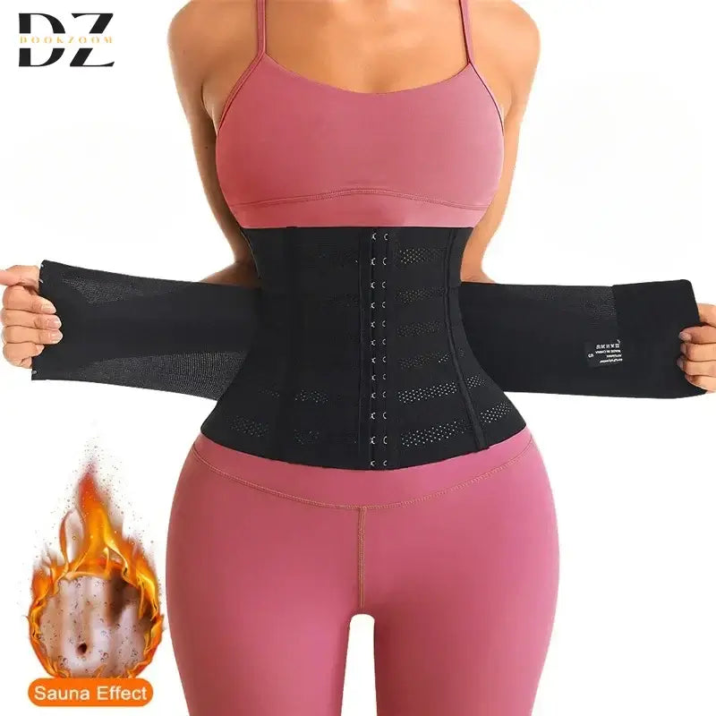 NevoMart Waist Trainer for Women – Slimming Body Shaper Tummy Control Corset Belt for Flat Belly and Summer Comfort