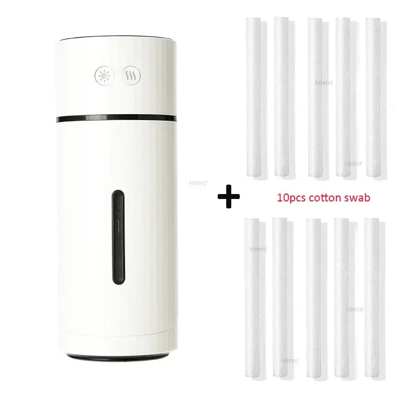 NevoMart 260ml Wireless USB Rechargeable Air Humidifier and Ultrasonic Aromatherapy Diffuser