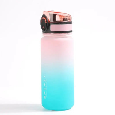 NevoMart 500ml Frosted Shockproof Portable Water Bottle with Filter and Rope for Outdoor Travel and Sports