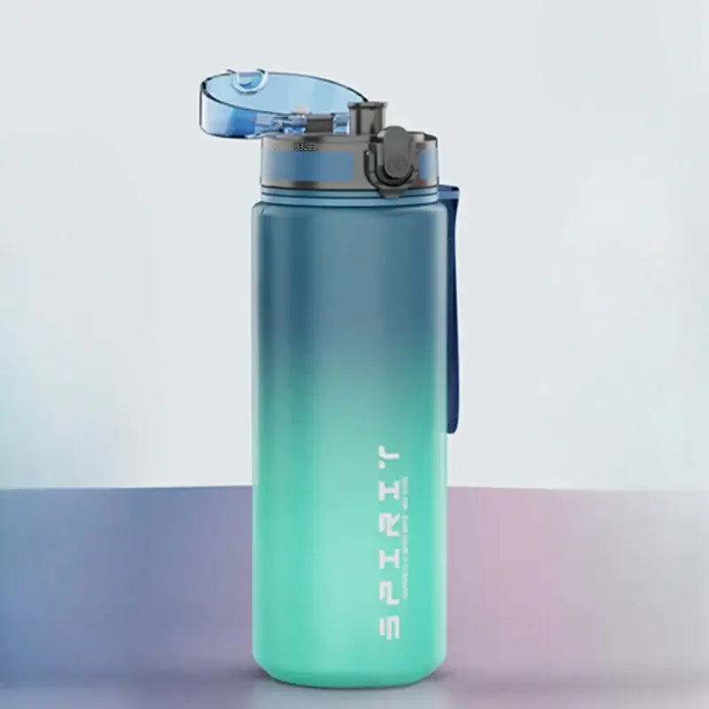 NevoMart 500ml Frosted Shockproof Portable Water Bottle with Filter and Rope for Outdoor Travel and Sports