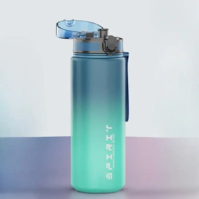 NevoMart 500ml Frosted Shockproof Portable Water Bottle with Filter and Rope for Outdoor Travel and Sports