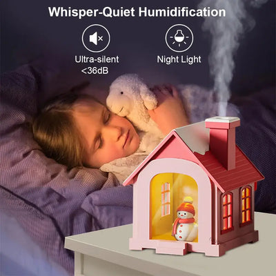 NevoMart 500ml USB Air Humidifier with LED Light for Bedroom and Office