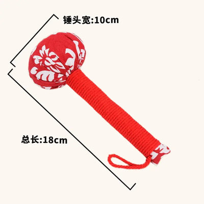 NevoMart Back Knock Massage Tool with Wormwood Mugwort Herbal Filling for Stress Relief and Body Relaxation