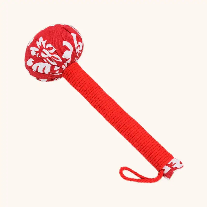 NevoMart Back Knock Massage Tool with Wormwood Mugwort Herbal Filling for Stress Relief and Body Relaxation