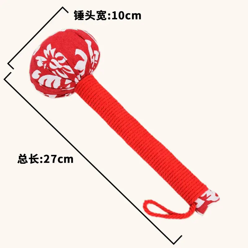 NevoMart Back Knock Massage Tool with Wormwood Mugwort Herbal Filling for Stress Relief and Body Relaxation