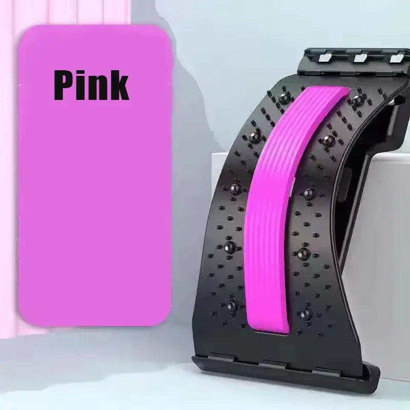 NevoMart Back Massager Lumbar Support Spine Pain Relief Stretcher