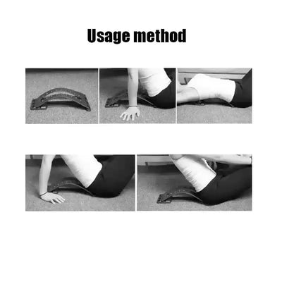 NevoMart Back Massager Lumbar Support Spine Pain Relief Stretcher