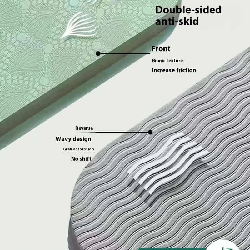 NevoMart Foldable Thick Fitness Mat for Yoga, Pilates, Home Workouts, and Floor Exercises