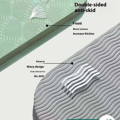 NevoMart Foldable Thick Fitness Mat for Yoga, Pilates, Home Workouts, and Floor Exercises