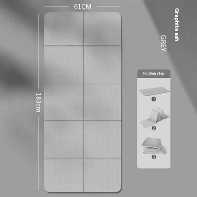 NevoMart Foldable Thick Fitness Mat for Yoga, Pilates, Home Workouts, and Floor Exercises