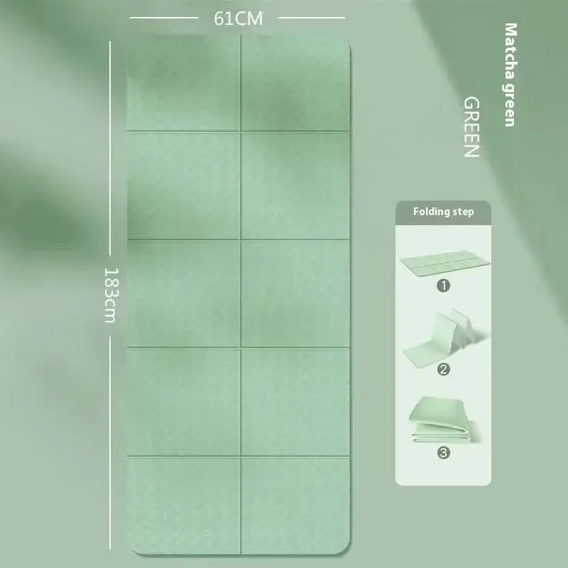 NevoMart Foldable Thick Fitness Mat for Yoga, Pilates, Home Workouts, and Floor Exercises
