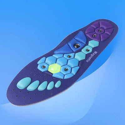 NevoMart Relaxation Foot Acupressure Massage Insoles – Magnetic Therapy Shoe Soles for Comfort & Blood Circulation