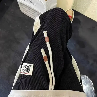 NevoMart Men’s Sweatpants – Korean Style Wide Leg Trousers