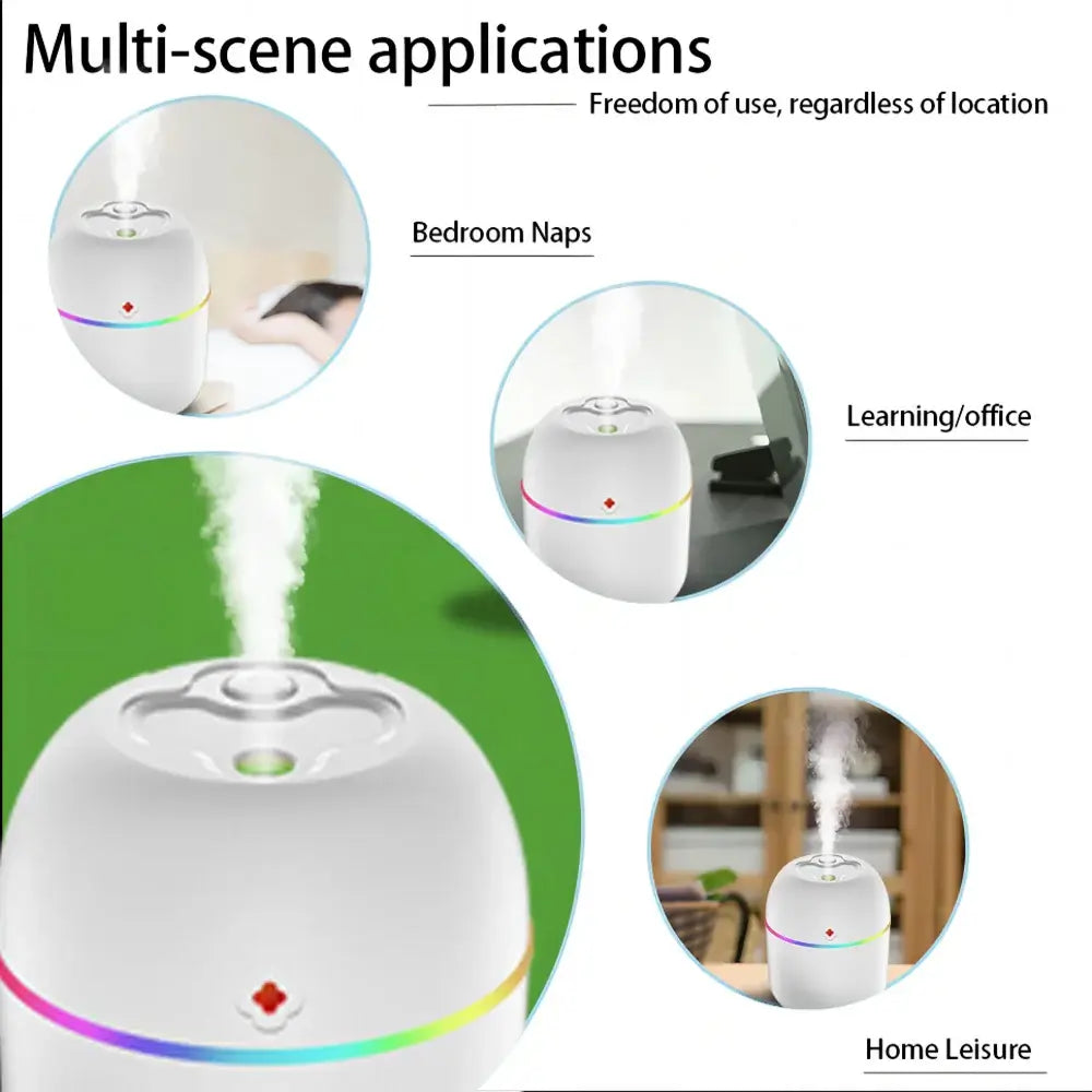 NevoMart Mini Portable Air Humidifier USB Aroma Diffuser for Desktop Indoor Use