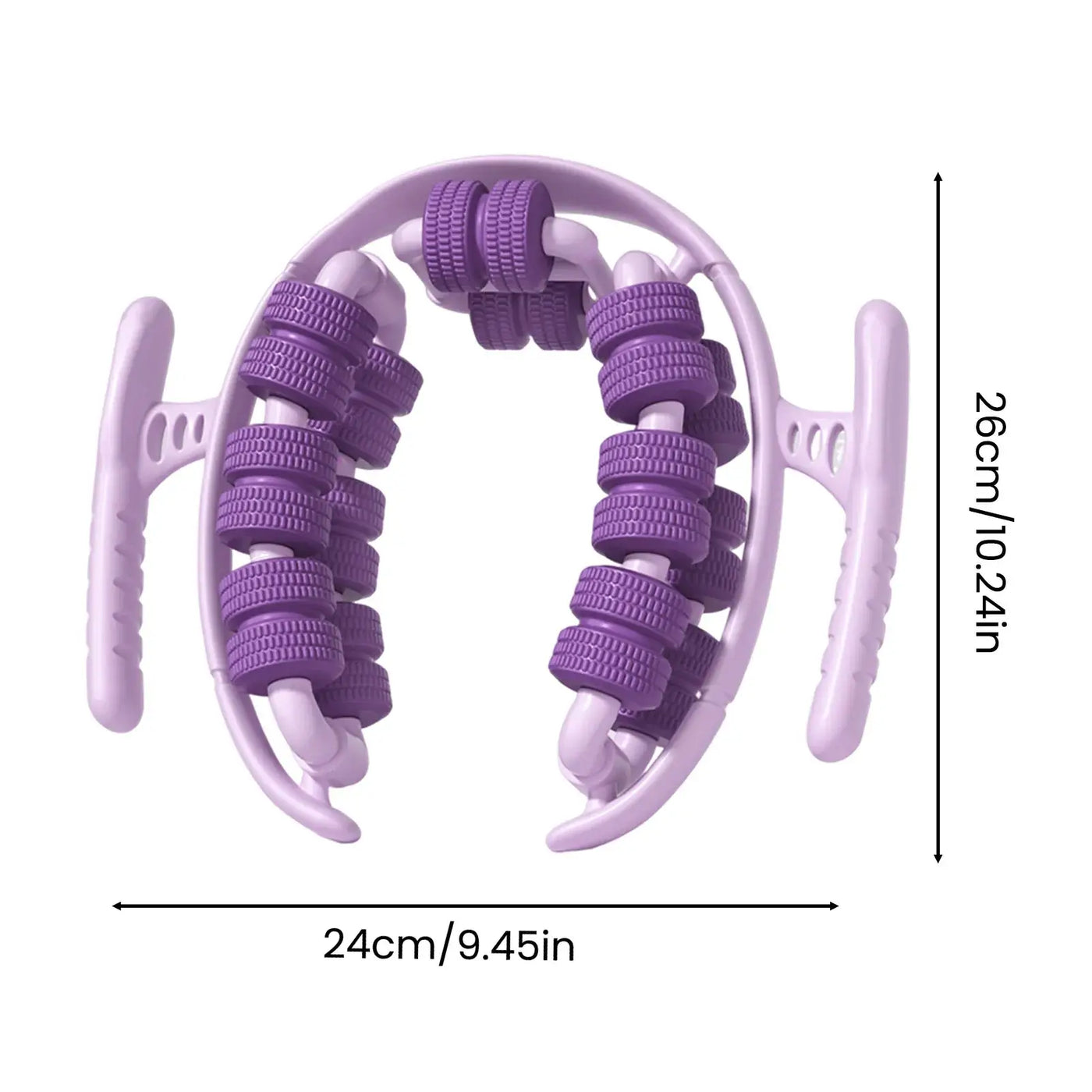 NevoMart Relax Ring Clamp Leg Massager 360° with 28 Wheel Body Massage for Calf Muscle Relief