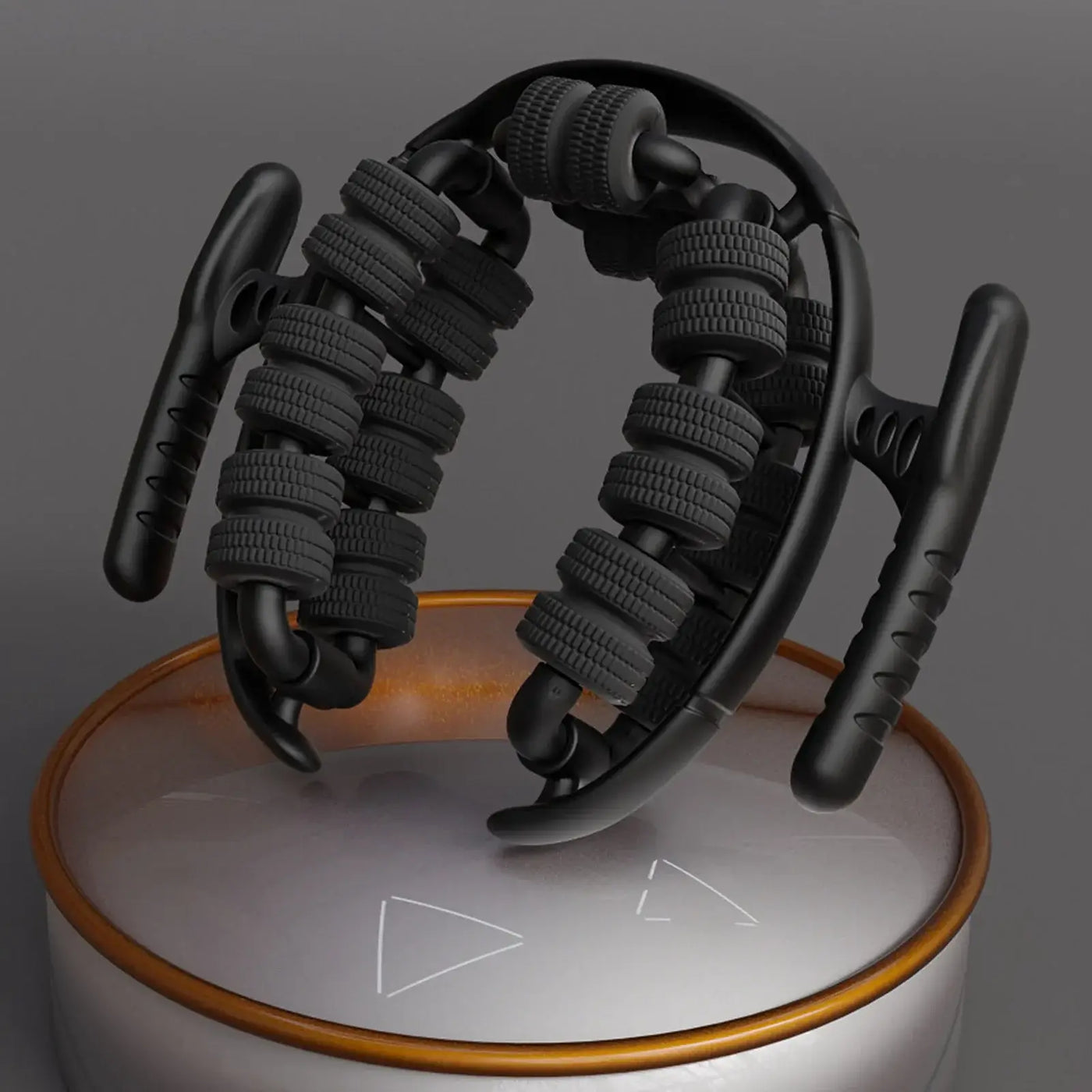 NevoMart Relax Ring Clamp Leg Massager 360° with 28 Wheel Body Massage for Calf Muscle Relief