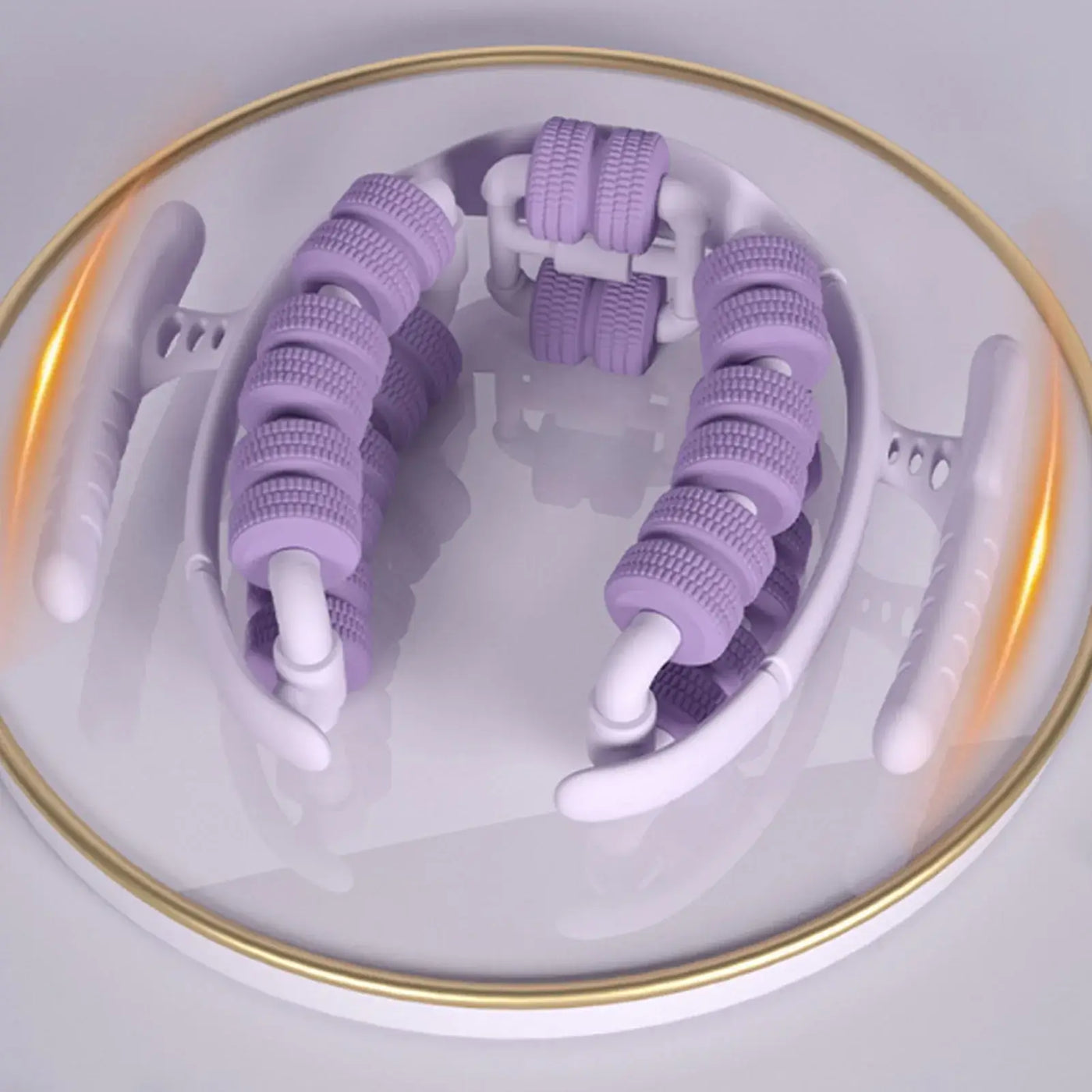 NevoMart Relax Ring Clamp Leg Massager 360° with 28 Wheel Body Massage for Calf Muscle Relief