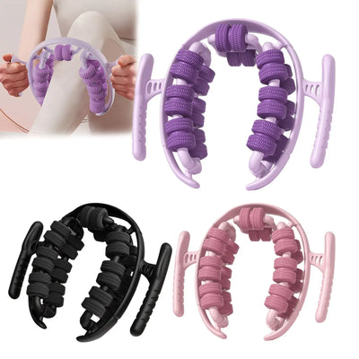 NevoMart Relax Ring Clamp Leg Massager 360° with 28 Wheel Body Massage for Calf Muscle Relief