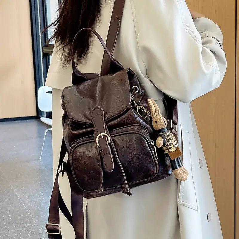 NevoMart Retro Backpack for Women – Fashionable Travel & School Bag