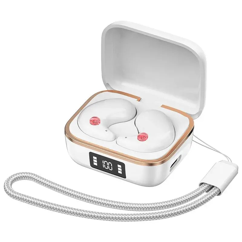 NevoMart Sleep Headphones Bluetooth 5.3 Wireless In-Ear Earphones with HiFi Stereo and Noise Reduction