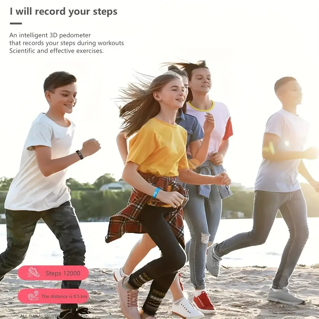 NevoMart Smart Watch Fitness Bracelet with Pedometer, Multi-Sport Modes, and Stylish Wristband for Men and Women