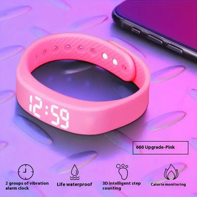 NevoMart Smart Watch Fitness Bracelet with Pedometer, Multi-Sport Modes, and Stylish Wristband for Men and Women