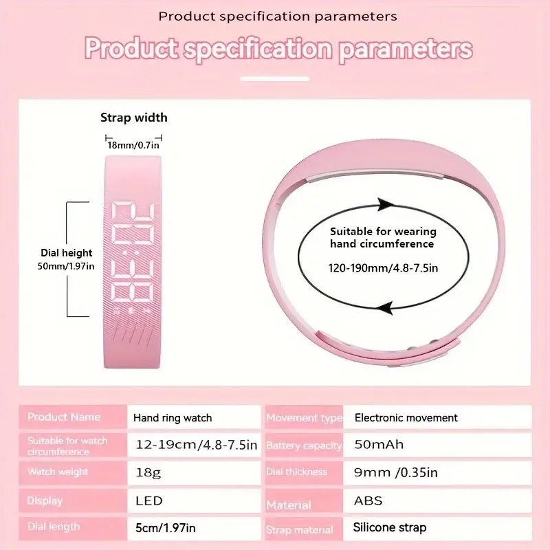 NevoMart Smart Watch Fitness Bracelet with Pedometer, Multi-Sport Modes, and Stylish Wristband for Men and Women