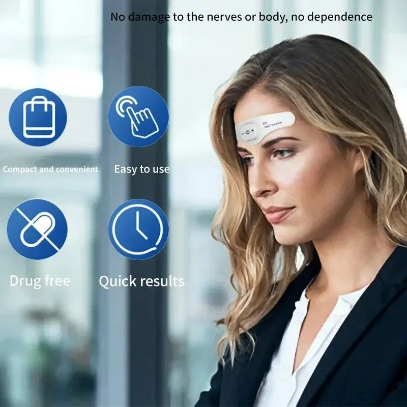 NevoMart TENS Sleeping Aid Electric Massager for Sleep, Headache & Migraine Relief