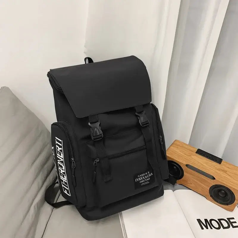 NevoMart trendy large-capacity travel backpack for men, women, and students