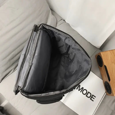 NevoMart trendy large-capacity travel backpack for men, women, and students