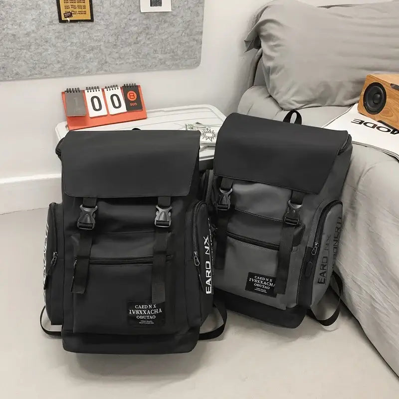 NevoMart trendy large-capacity travel backpack for men, women, and students