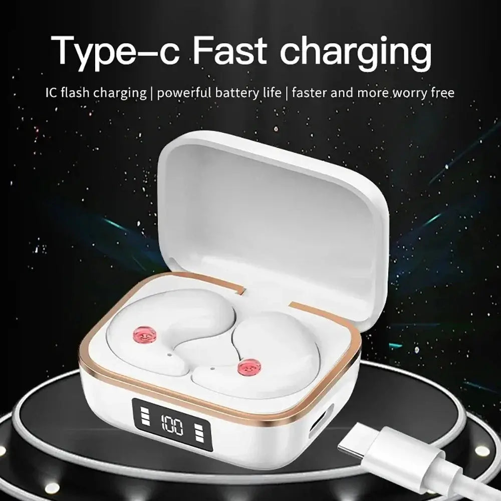 NevoMart Sleep Headphones Bluetooth 5.3 Wireless In-Ear Earphones with HiFi Stereo and Noise Reduction