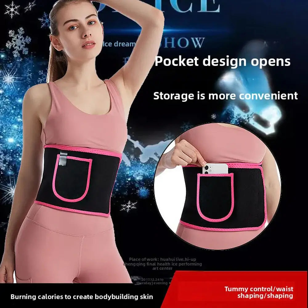 NevoMart Waist Trainer Belt for Women – Fat Burning Sauna Sweat Slimming Belt for Weight Loss and Waist Trimming