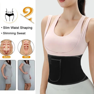NevoMart Waist Trainer Belt for Women – Fat Burning Sauna Sweat Slimming Belt for Weight Loss and Waist Trimming