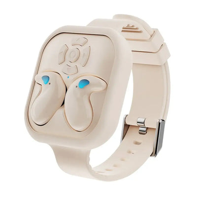 NevoMart Waterproof Bluetooth 5.4 Sleep Headset with Watch Strap Remote Control Mini Earphones