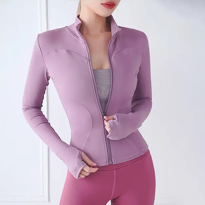 NevoMart Women’s Fitness Sports Jacket Quick-Dry Yoga Training Top