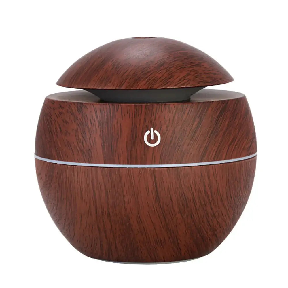 NevoMart Wood Grain Ultrasonic Aroma Diffuser and Cool Mist Air Humidifier for Bedroom and Essential Oil Aromatherapy