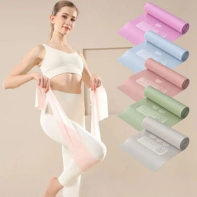 NevoMart Yoga Resistance Bands for Stretching, Pilates, Physical Therapy, and Fitness Training