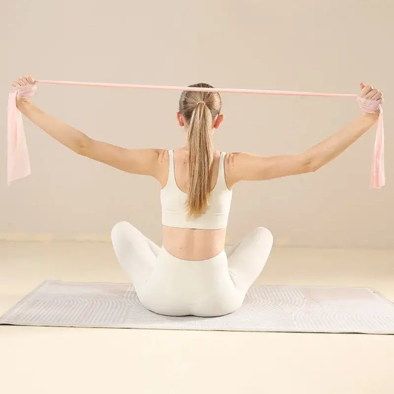 NevoMart Yoga Resistance Bands for Stretching, Pilates, Physical Therapy, and Fitness Training