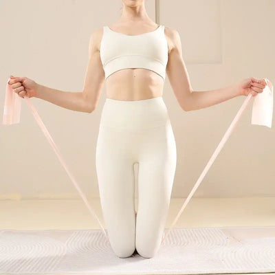 NevoMart Yoga Resistance Bands for Stretching, Pilates, Physical Therapy, and Fitness Training